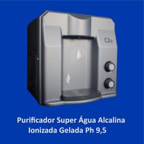 Purificador de água Alcalina Ionizada Gelada e Natural Ph 9,5 127v Top Life - PRATA Purificador de água Alcalina Ionizada Gelada e Natural Ph 9,5 127v Top Life - PRATA