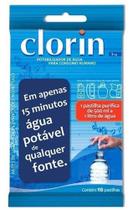 Purificador De Agua Clorin Contém 20 Pastilhas Limpa Potável