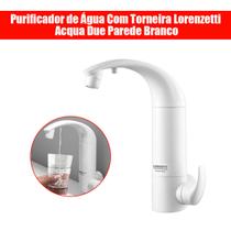 Purificador de Água Com Torneira Lorenzetti Acqua Due Parede Branco