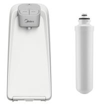 Purificador de Água Midea Slim Pure Branco Bivolt + 1 Filtro Refil Reserva Original
