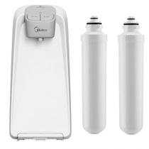Purificador De Água Midea Slim Pure Branco Bivolt + 2 Filtro Refil Reserva Original