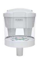 Purificador de água purific com refis alcalinum na cor branca e cristal