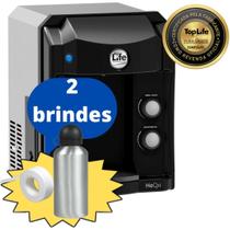 Purificador de Água Super Alcalina Ionizada Gelada com Ozônio Preto 220v - Top Life