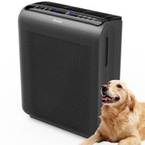 Purificador de ar AROEVE MK07 para sala grande de 140 m² com sensores pretos