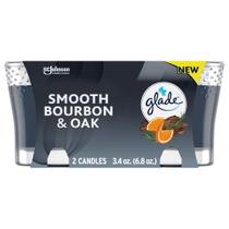 Purificador de ar Candle Jar Glade Smooth Bourbon & Oak, 100 ml, 2 unidades Purificador de ar Candle Jar Glade Smooth Bourbon & Oak, 100 ml, 2 unidades