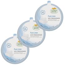 Purificador de ar Citrus Magic Pure Linen 240 ml (8 onças), pacote com 3