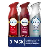 Purificador de ar Febreze Air, cidra de maçã, torta de cranberry 260mL x3 Purificador de ar Febreze Air, cidra de maçã, torta de cranberry 260mL x3