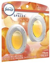 Purificador de ar Febreze Small Spaces Peach, 7 ml, pacote com 2