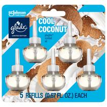 Purificador de ar Glade Plugins Óleo perfumado Cool Coconut 100ml Purificador de ar Glade Plugins Óleo perfumado Cool Coconut 100ml