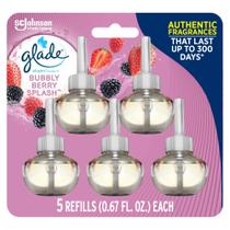 Purificador de ar Glade Plugins reabastece Bubbly Berry Splash 100ml Purificador de ar Glade Plugins reabastece Bubbly Berry Splash 100ml