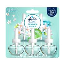 Purificador de ar Glade Plugins reabastece Dewdrop Petals 20mL x5 Purificador de ar Glade Plugins reabastece Dewdrop Petals 20mL x5
