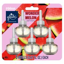 Purificador de ar Glade Plugins reabastece Wonder Melon, 20 ml, pacote com 5