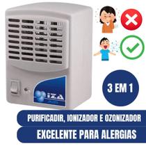 Purificador de Ar Ionizador Ozonizador MeGT 1,5w 80m³ IZA