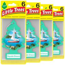 Purificador de ar LITTLE TREES Bayside Breeze para carro ou casa x24