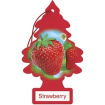 Purificador de ar para carro LITTLE TREES Árvore de papel suspensa para casa ou carro Morango Pacote com 24 Purificador de ar para carro LITTLE TREES Árvore de papel suspensa para casa ou carro Morango Pacote com 24