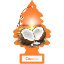 Purificador de ar para carro LITTLE TREES Coconut Hanging, pacote com 24 Purificador de ar para carro LITTLE TREES Coconut Hanging, pacote com 24