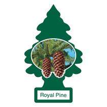 Purificador de ar para carro LITTLE TREES Royal Pine, pacote com 12