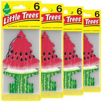 Purificador de ar para carro LITTLE TREES Watermelon 24 unidades