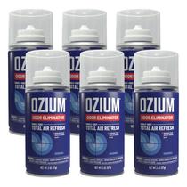 Purificador de ar para carro Ozium, 57 ml, eliminador de odor de fumaça, pacote com 6
