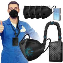 Purificador de ar pessoal vestível Rsenr Breathe Easier Black Purificador de ar pessoal vestível Rsenr Breathe Easier Black