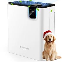 Purificador de ar POMORON MJ005H para sala grande de 2500 pés quadrados com luz UV