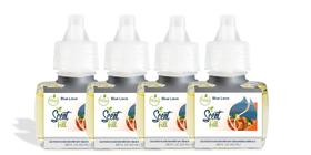 Purificador de ar: preencha a lava azul com 4 recargas de óleo perfumado