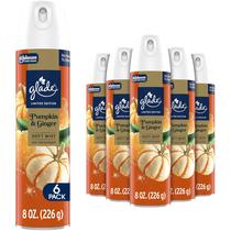 Purificador de ar Room Spray Glade Pumpkin & Ginger, 240 ml, pacote com 6