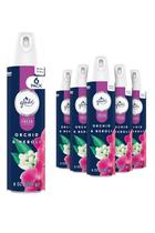 Purificador de ar, spray de ambiente, Glade Orchid & Neroli, 180 ml, pacote com 6