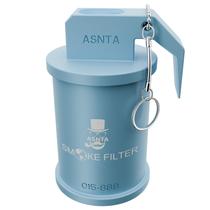 Purificador de ar VNASNST Filtro de fumaça pessoal substituível azul Purificador de ar VNASNST Filtro de fumaça pessoal substituível azul