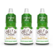 Purificador de hálito Lively Up Your Breath Original Mint, pacote com 3
