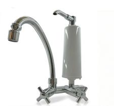 Purificador de torneira slim 5 micras branco - Filtros Mil - Filtre