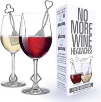 Purificador de varinhas de vinho PureWine, 8 filtros de vinho, removedor de histaminas e sulfito pode reduzir e aliviar alergias e sensibilidades ao vinho restaura o sabor, serve vinho perfeito para servir, presentear e festejar Purificador de varinhas de vinho PureWine, 8 filtros de vinho, removedor de histaminas e sulfito pode reduzir e aliviar alergias e sensibilidades ao vinho restaura o sabor, serve vinho perfeito para servir, presentear e festejar