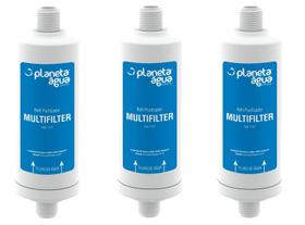 Purificador Filtro de Multifilter 1137 Planeta Agua kit 3 peças