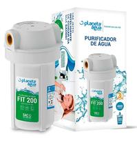 Purificador Fit 200 com Rosca de 1/2" Planeta Agua Branco Pequeno