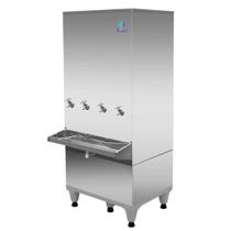 Purificador Inox Coluna 200L 4 Torneiras Filtro 127V Frisbel