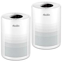 Purificadores de ar Aircillin AP070A H13 True HEPA, pacote com 2 unidades para quarto