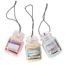Purificadores de ar Yankee Candle Hanging Car Jar Ultimate, pacote com 3