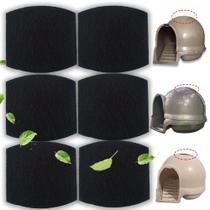 PurifyLogix 6 Filtros de Carvão para Caixa de Areia Petmate para Gatos PurifyLogix 6 Filtros de Carvão para Caixa de Areia Petmate para Gatos