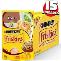 Purina Friskies Sache Gatos Peru ao Molho 85g 15 Un