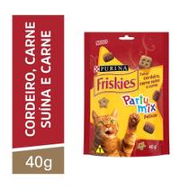 Purina Party Mix Petiscos Para Gatos Carne 40G Friskies - 30 Unid.