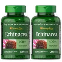 Puritan's Pride Echinacea 400 mg, Twin Pack 400 Total Count, 0,32 libras