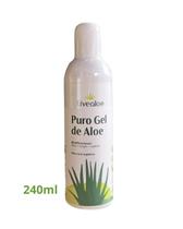 Puro Gel de Aloe Natural Babosa 240ml Livealoe Puro Gel de Aloe Natural Babosa 240ml Livealoe