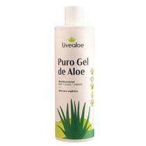 Puro Gel Natural de Aloe Vera 500ml Livealoe Babosa Hidratante Facial Corporal e Capilar Puro Gel Natural de Aloe Vera 500ml Livealoe Babosa Hidratante Facial Corporal e Capilar