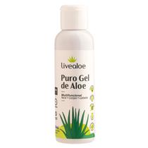 Puro Gel Natural de Aloe Vera 60ml Livealoe Babosa Hidratante Facial Corporal e Capilar Puro Gel Natural de Aloe Vera 60ml Livealoe Babosa Hidratante Facial Corporal e Capilar