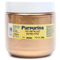 Purpurina em Pó Bronze 250g Glitter