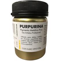 Purpurina Metálica Fina Cromacolor Ouro Vivo 150g