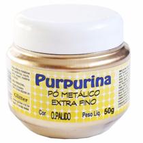 Purpurina Ouro Pálido 50gr Glitter
