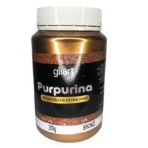 Purpurina Pó Metálico Cobre Extra Fino Gliart 250g