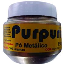 Purpurina Pó Metálico Ouro Rico Dourado Pote 100gramas extra fino - Atelier Manto de Maria