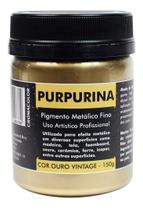 Purpurina Pó Metálico Ouro Velho 150g Cromacolor